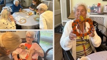 Westvale care home start with the Halloween preparations